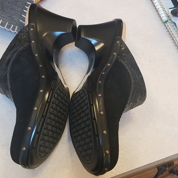 Sofft Lisbon leather and suede mules - Picture 4 of 4